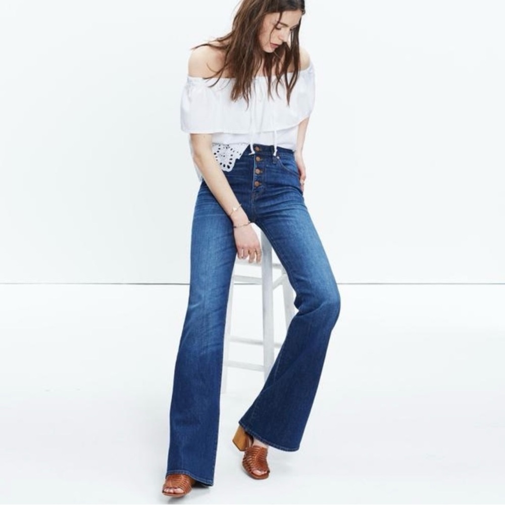 Madewell Flea Market Flares
